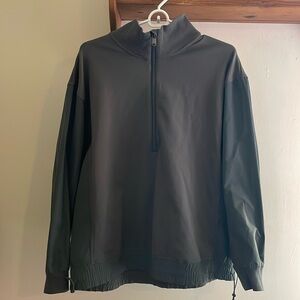 Athleta Green Half Zip Jacket Sweatshirt